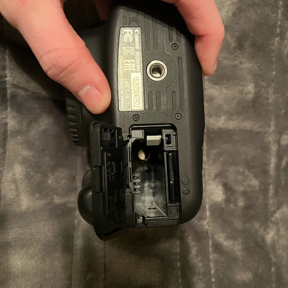 Canon EOS Rebel T5 camera with lenses